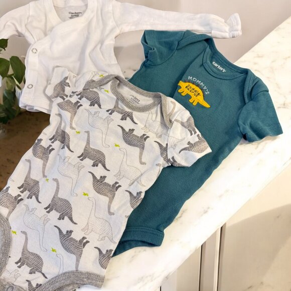 Baby Clothes Bundle Size 0-3 Months Footies Bodysuits Outfits Sets - Picture 13 of 15